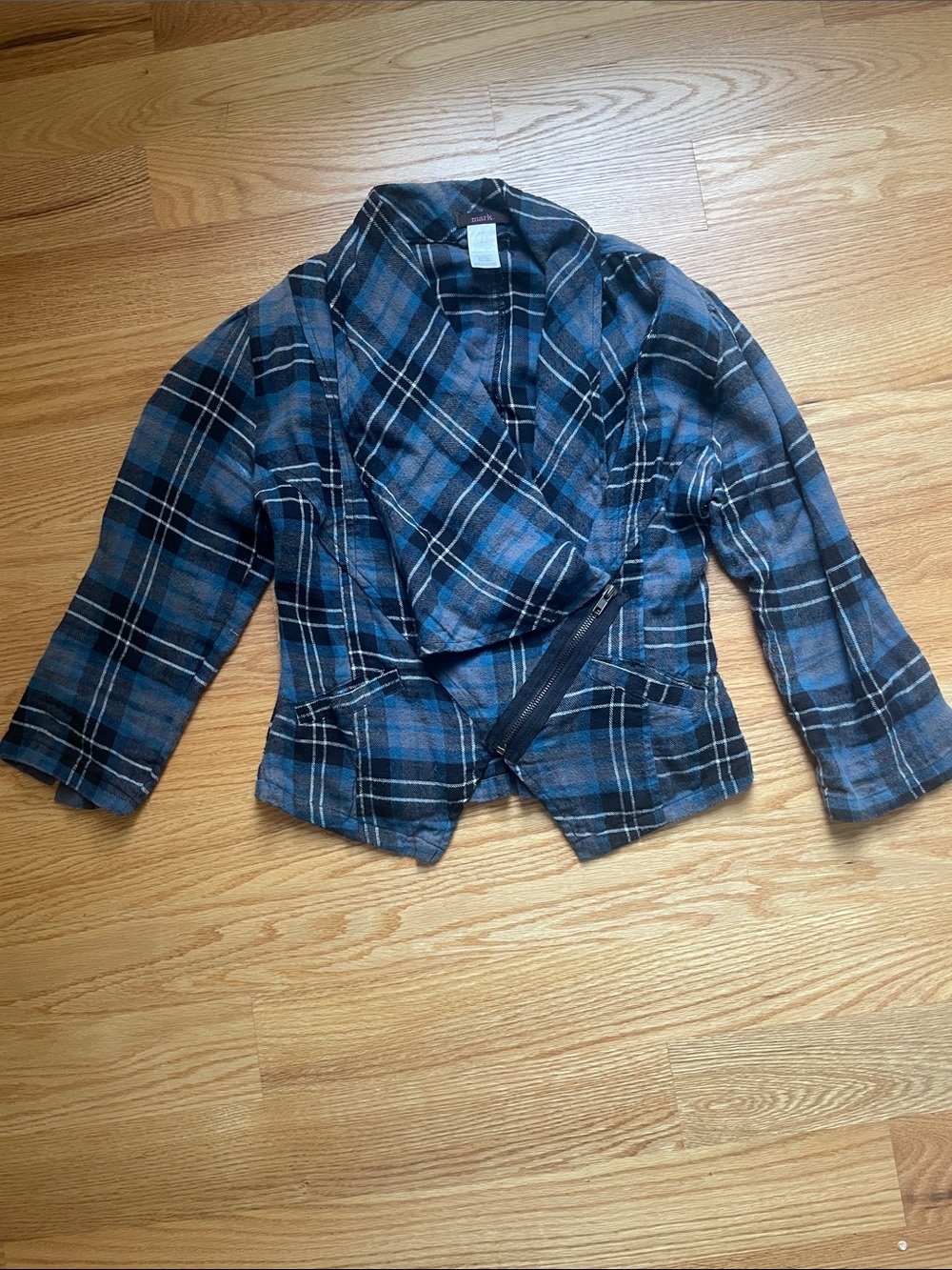 Y2K PLAID TOP